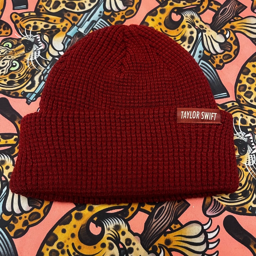 Taylor Swift Red Beanie Authentic All Too Well